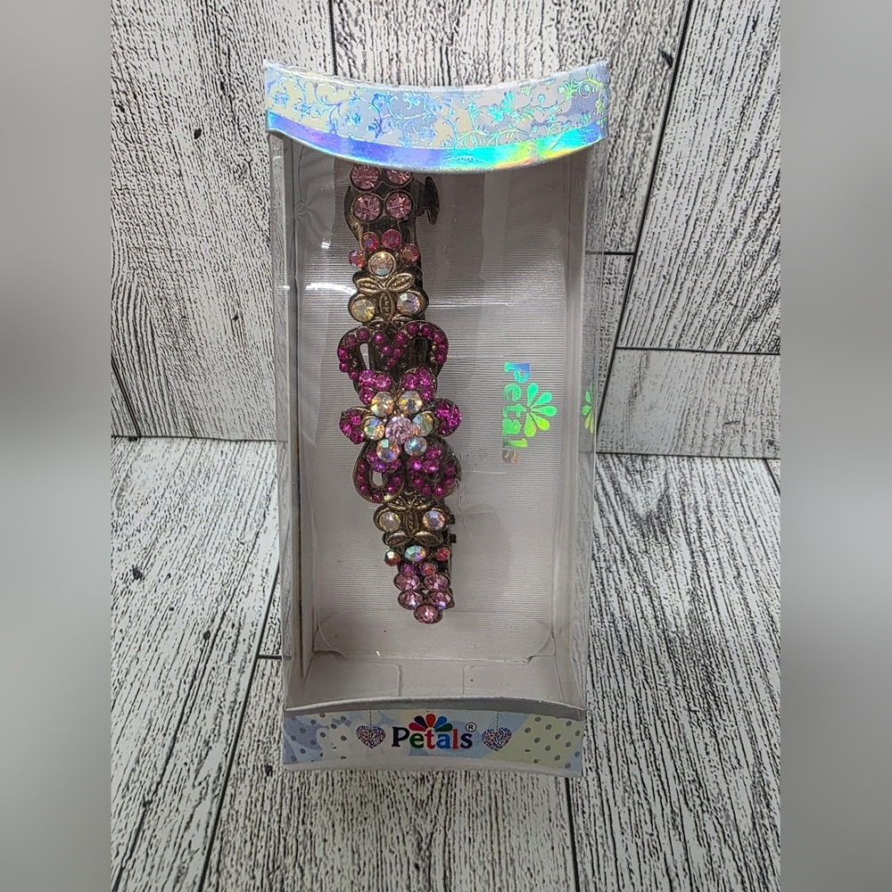 Pink Butterfly Hair Clip